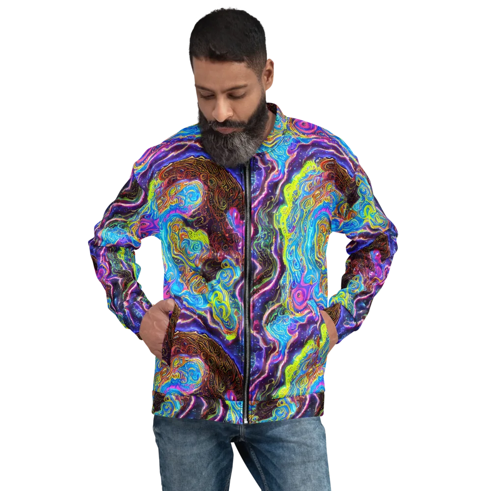 Stellar Riptide on Bomber Jacket — Front