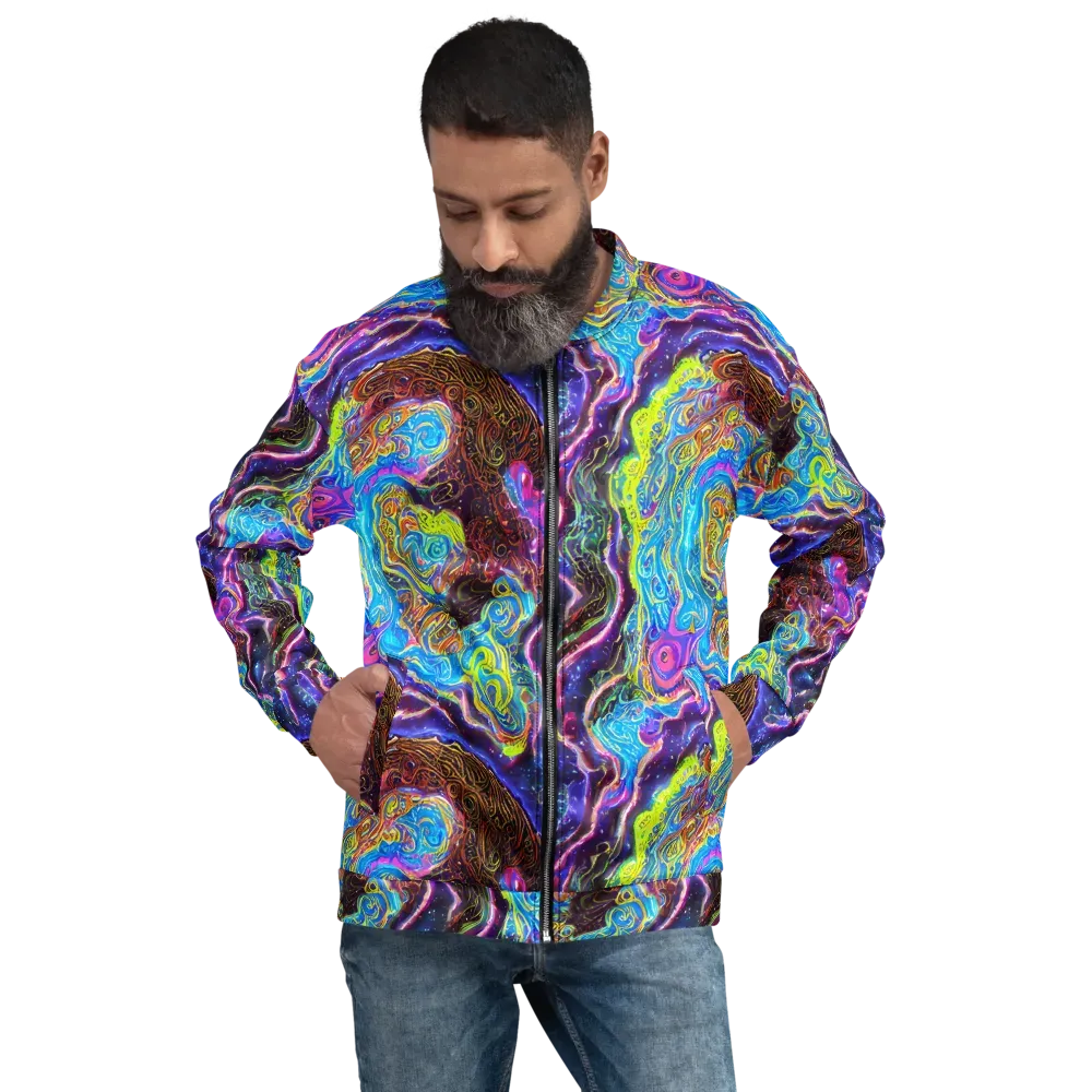 Stellar Riptide on Bomber Jacket — Front