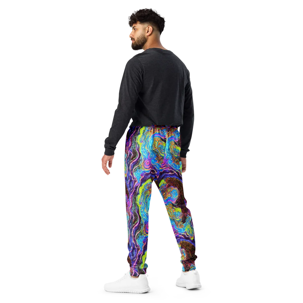 Stellar Riptide on Men's Joggers — Back