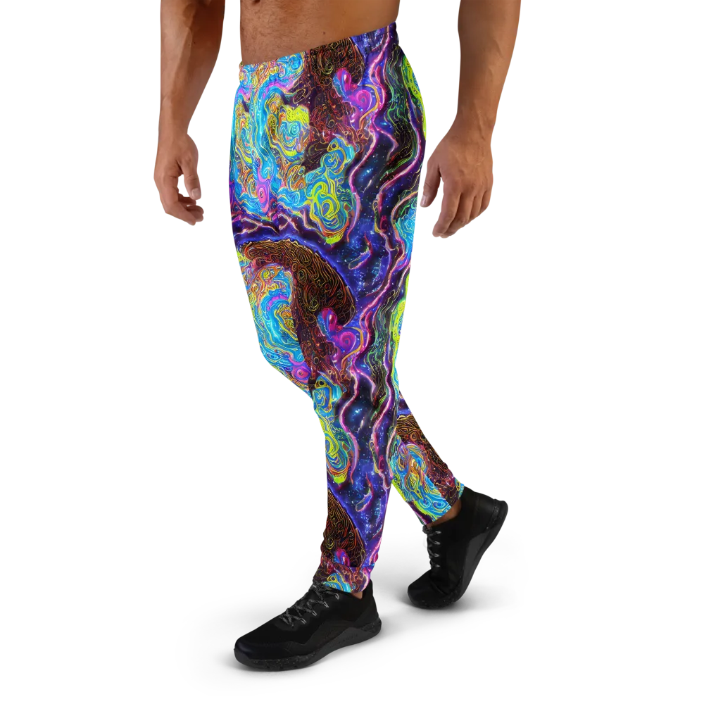 Stellar Riptide on Men's Joggers — Left