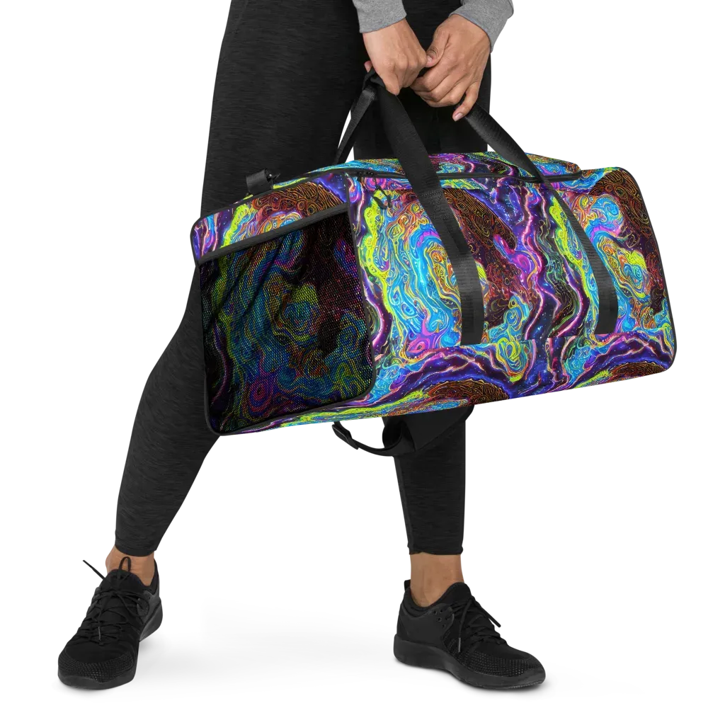 Stellar Riptide on Duffle Bag — Right Front