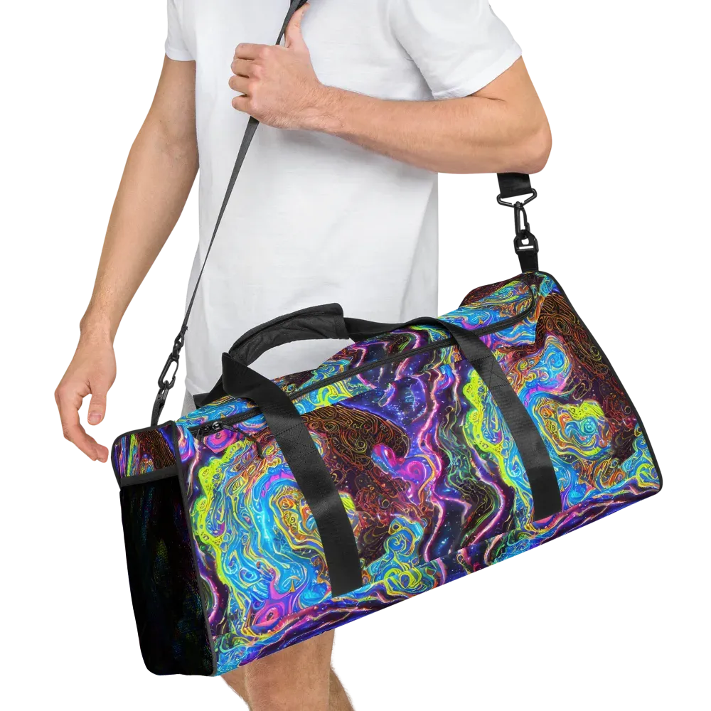 Stellar Riptide on Duffle Bag — Right Front
