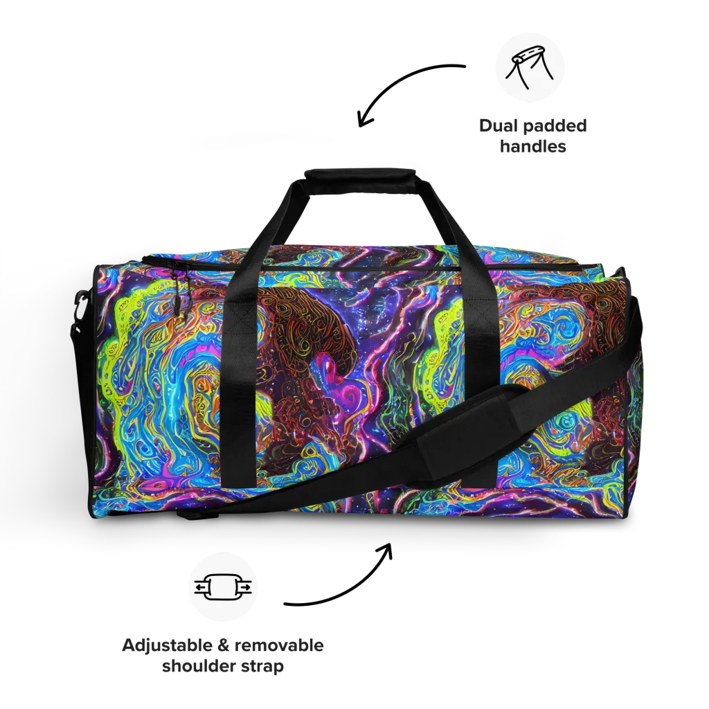 Stellar Riptide on Duffle Bag — Front