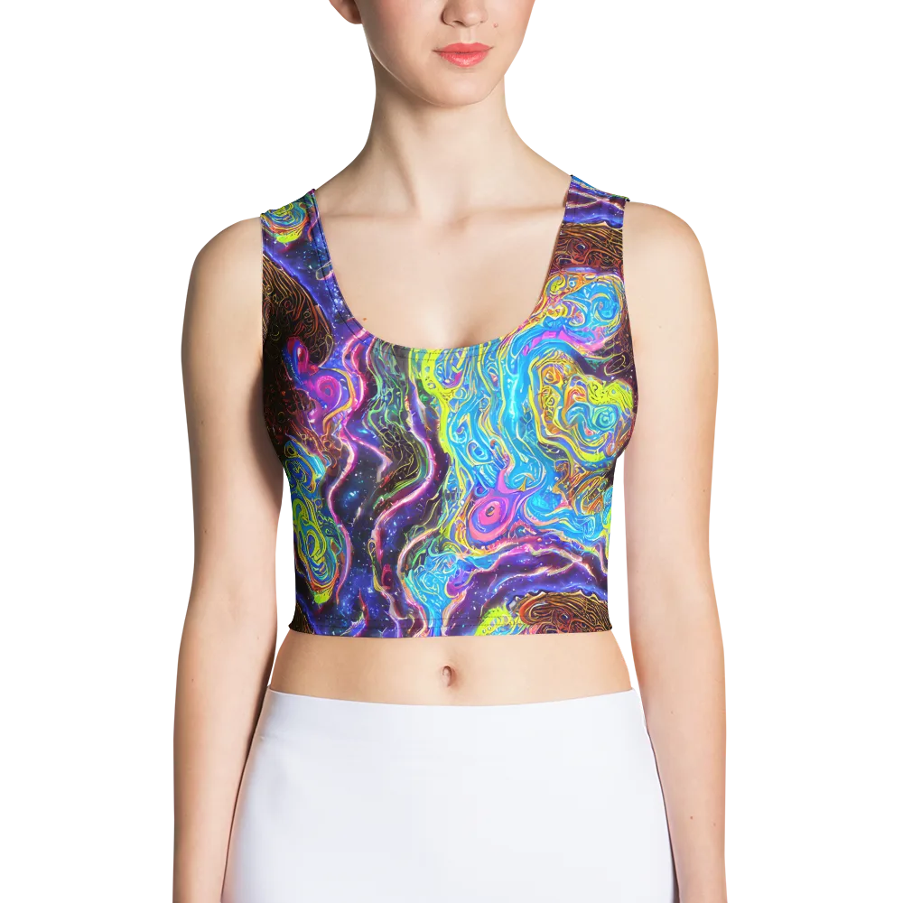 Stellar Riptide on Crop Top — Front