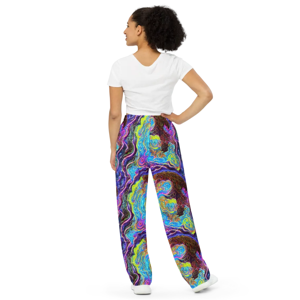Stellar Riptide on Wide-Leg Pants — Back