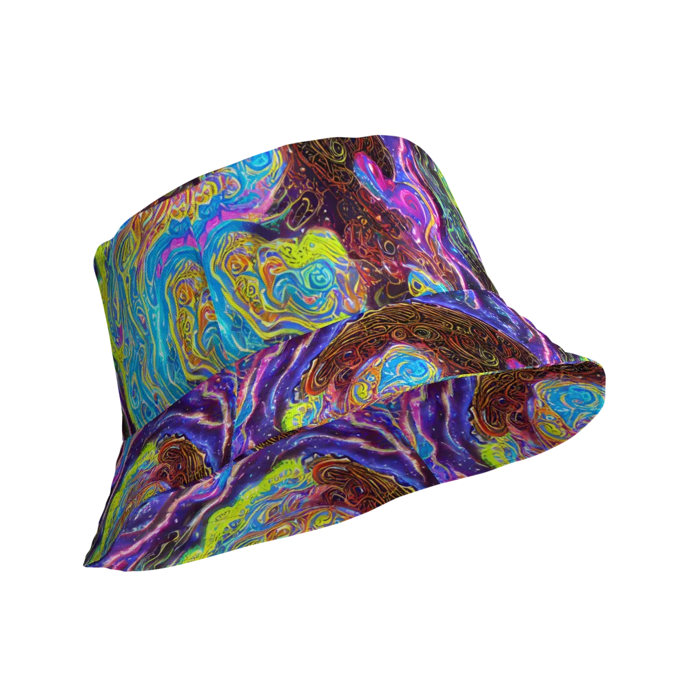 Stellar Riptide on Reversible Bucket Hat — Product details Outside