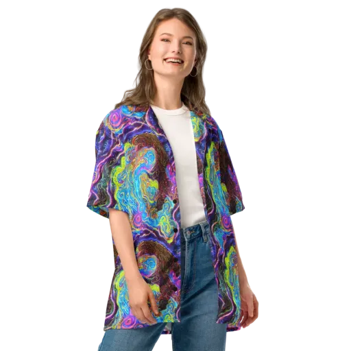Stellar Riptide on a Button Shirt