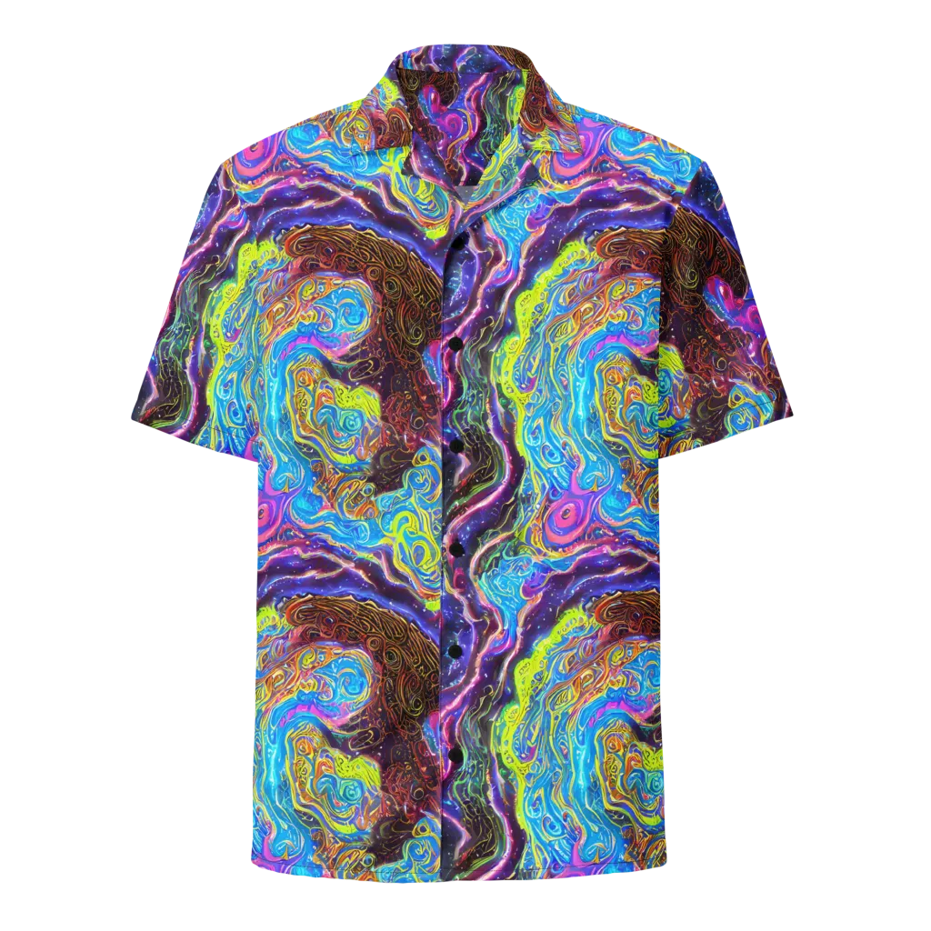 Stellar Riptide on Button Shirt — Front