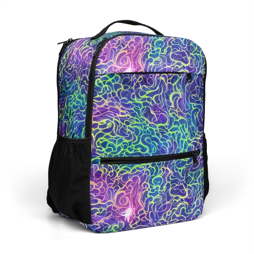 Prismatic Maze on a Utility Backpack