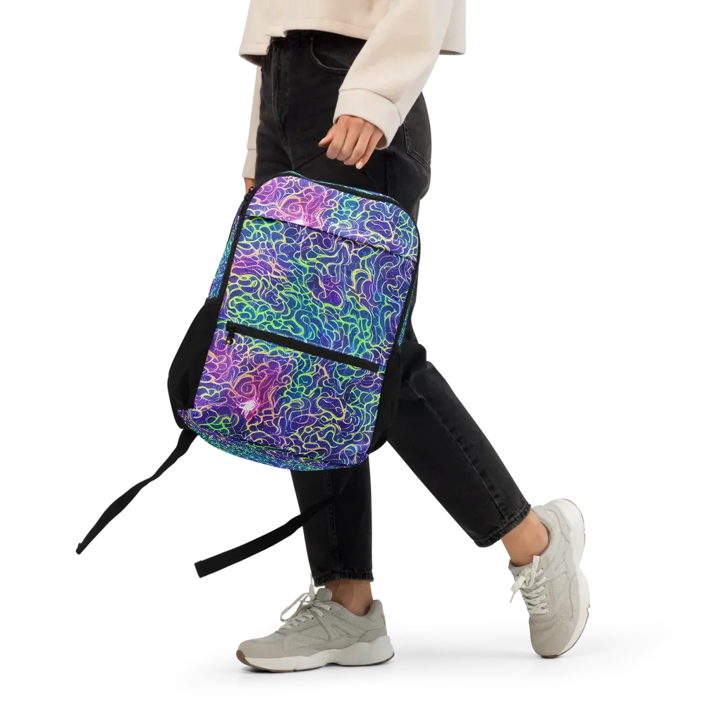 Prismatic Maze on Utility Backpack — Front