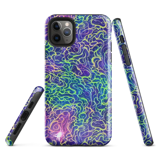 Prismatic Maze on a Tough Case for iPhone®