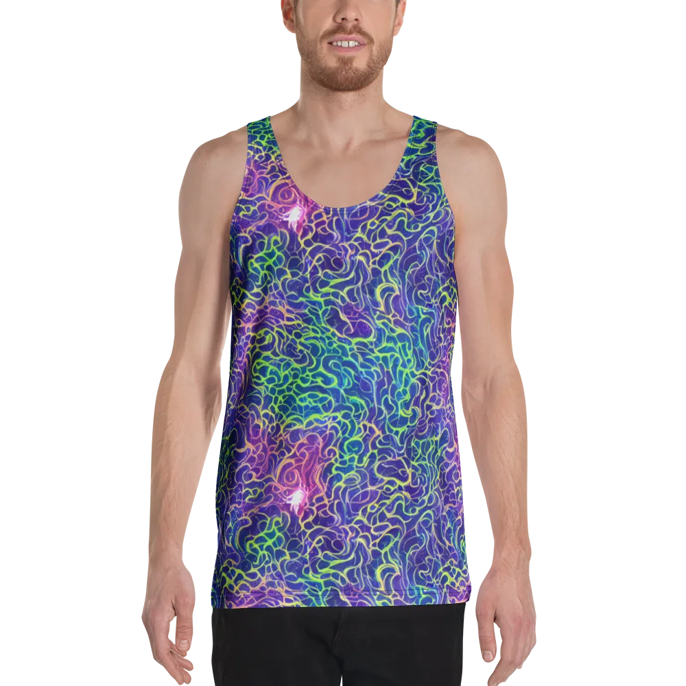 Prismatic Maze on Men's Tank Top — Front