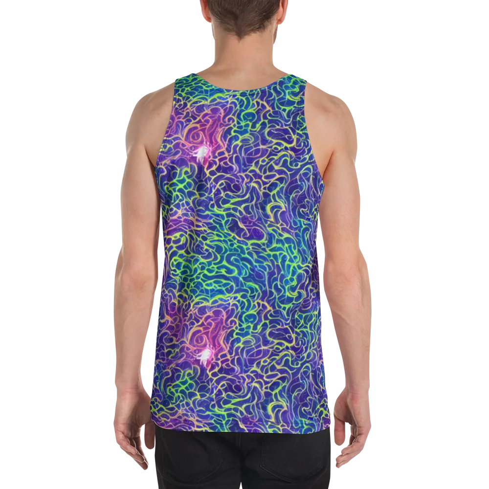 Prismatic Maze on Men's Tank Top — Back