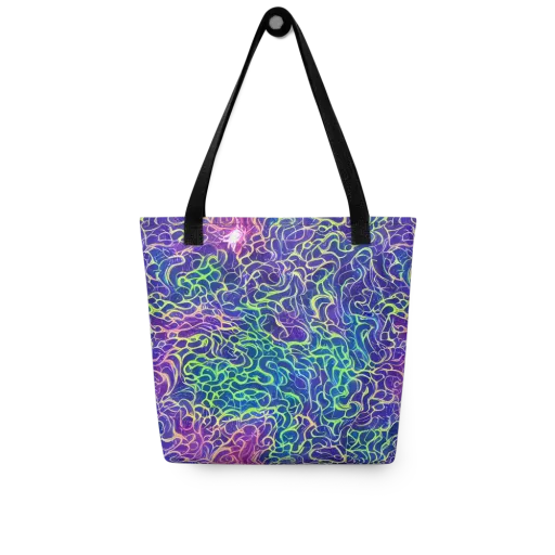 Prismatic Maze on a Tote Bag
