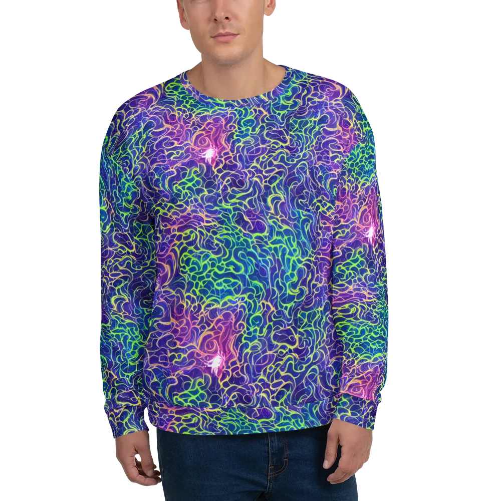 Prismatic Maze on Sweatshirt — Front