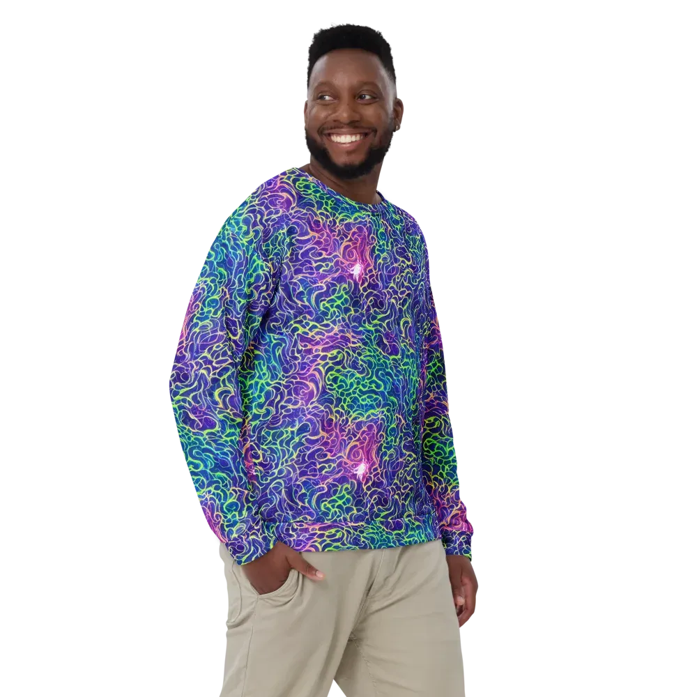 Prismatic Maze on Sweatshirt — Front