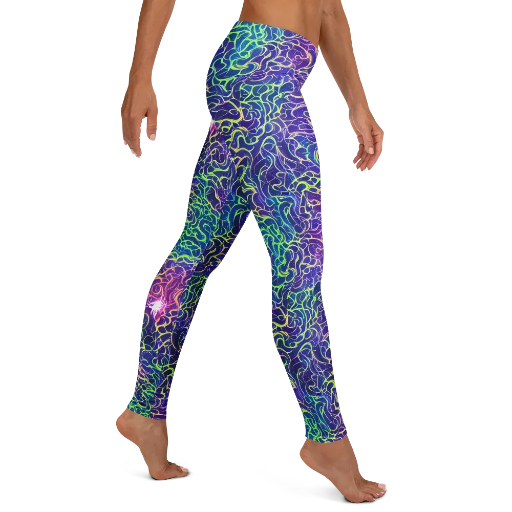Prismatic Maze on Leggings — Right