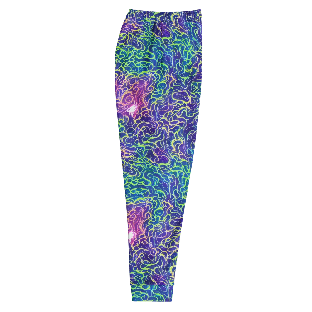 Prismatic Maze on Men's Joggers — Right