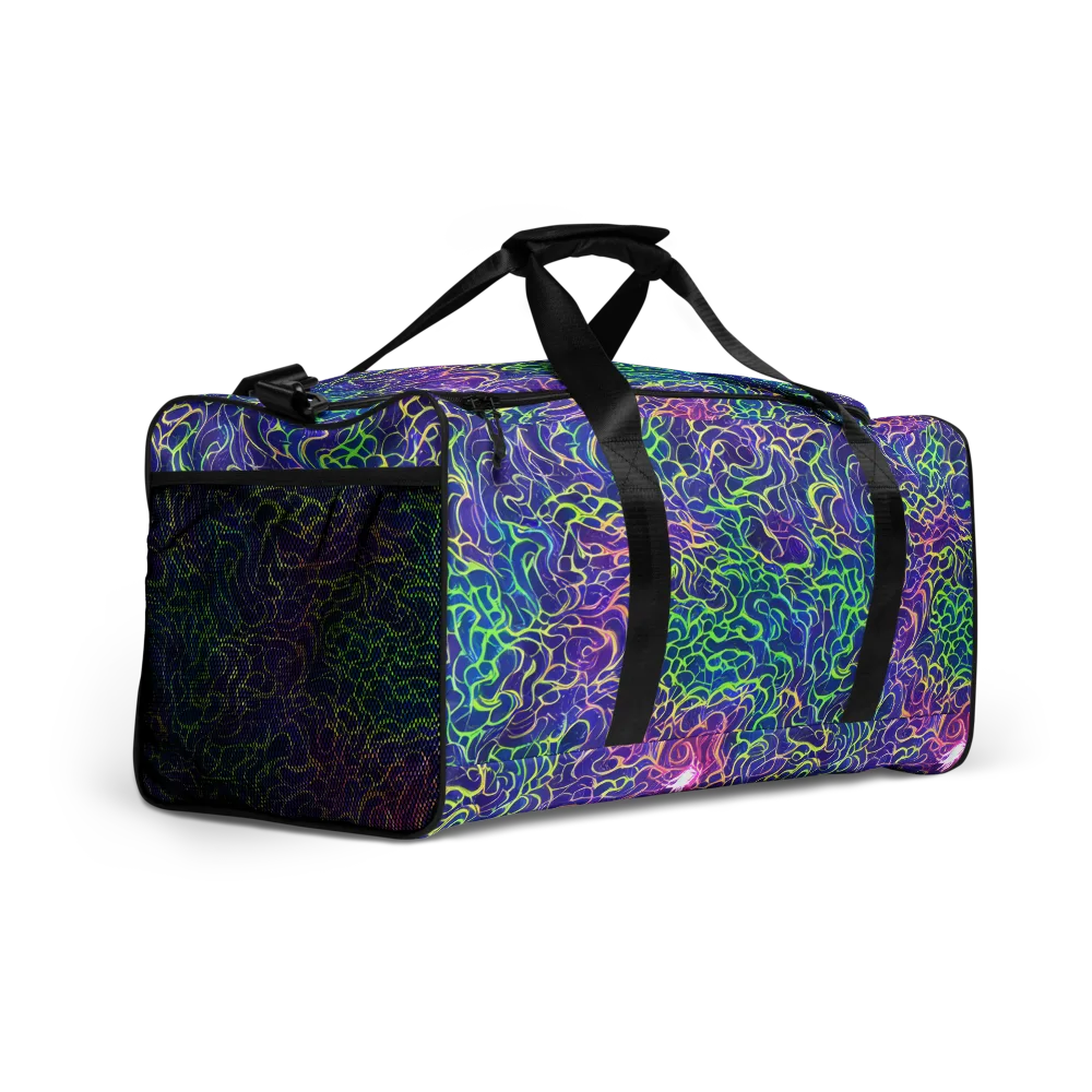 Prismatic Maze on Duffle Bag — Right Front