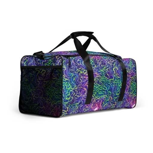 Prismatic Maze on a Duffle Bag