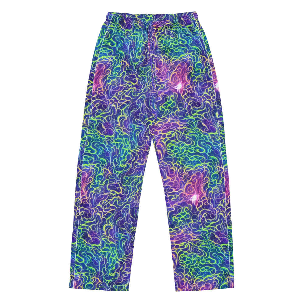 Prismatic Maze on Women's Pajama Pants — Front
