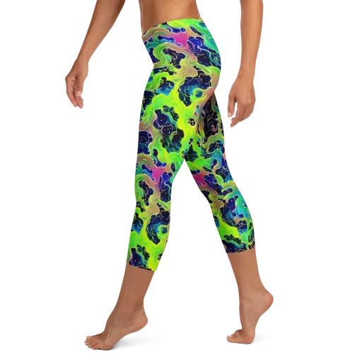 Tidal Metamorphosis on a Capri Leggings