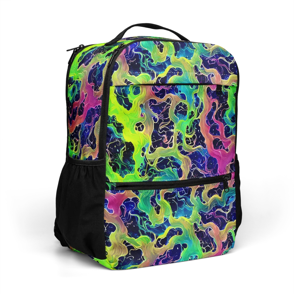 Tidal Metamorphosis on Utility Backpack — Right Front