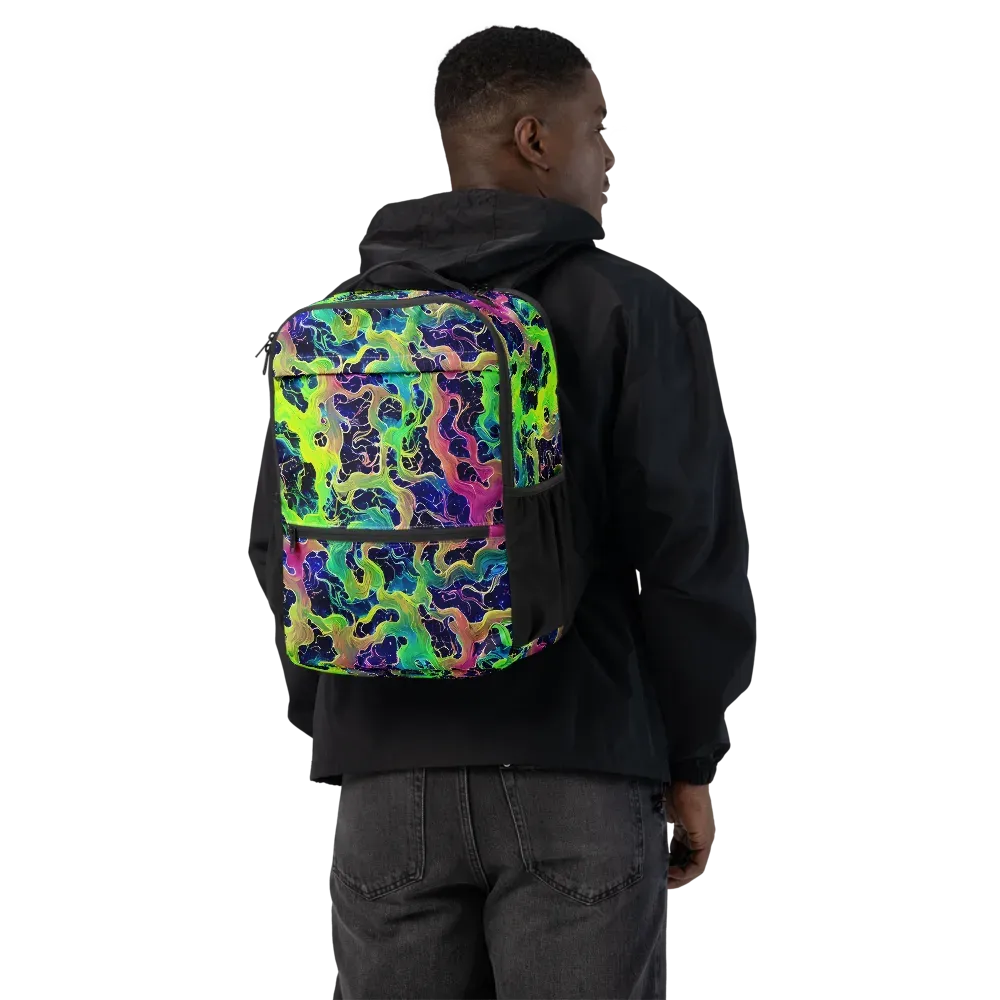 Tidal Metamorphosis on Utility Backpack — Back