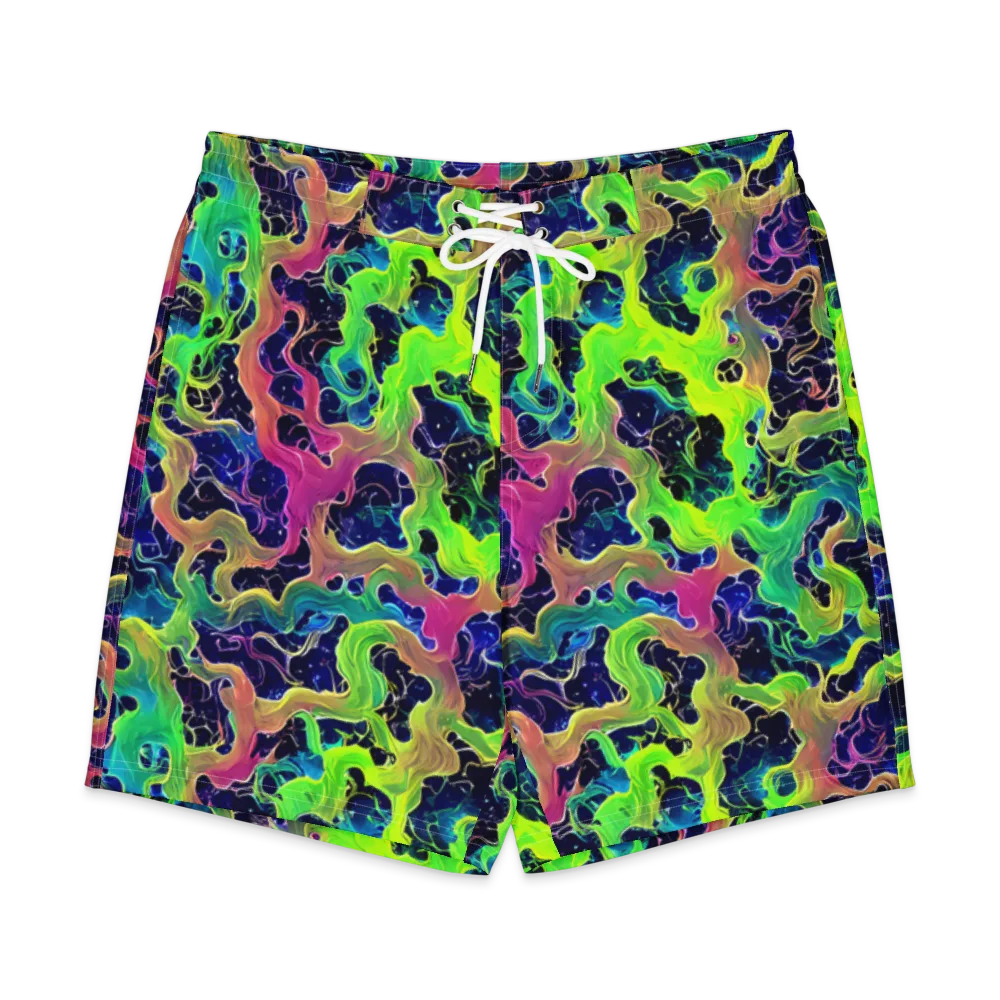Tidal Metamorphosis on Men's Board Shorts — Front