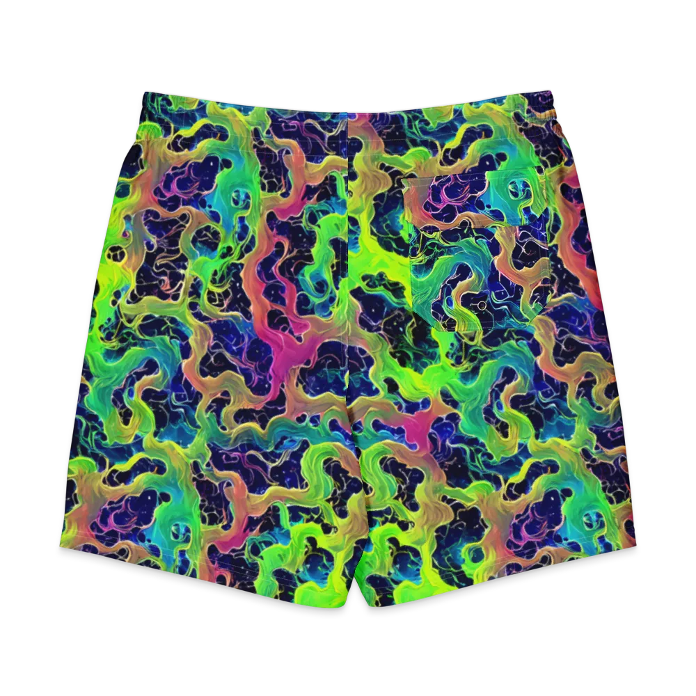 Tidal Metamorphosis on Men's Board Shorts — Back