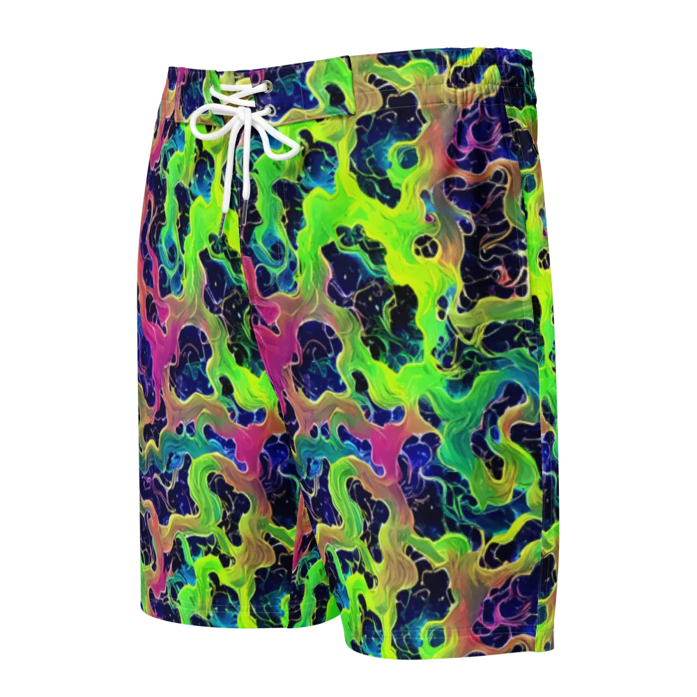 Tidal Metamorphosis on Men's Board Shorts — Front