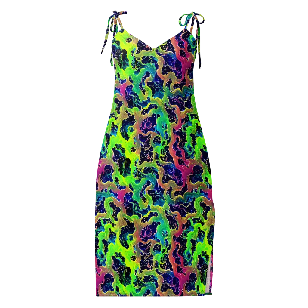 Tidal Metamorphosis on Slip Dress — Front