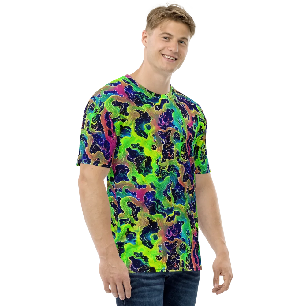 Tidal Metamorphosis on Men's Crew Neck T-Shirt — Right