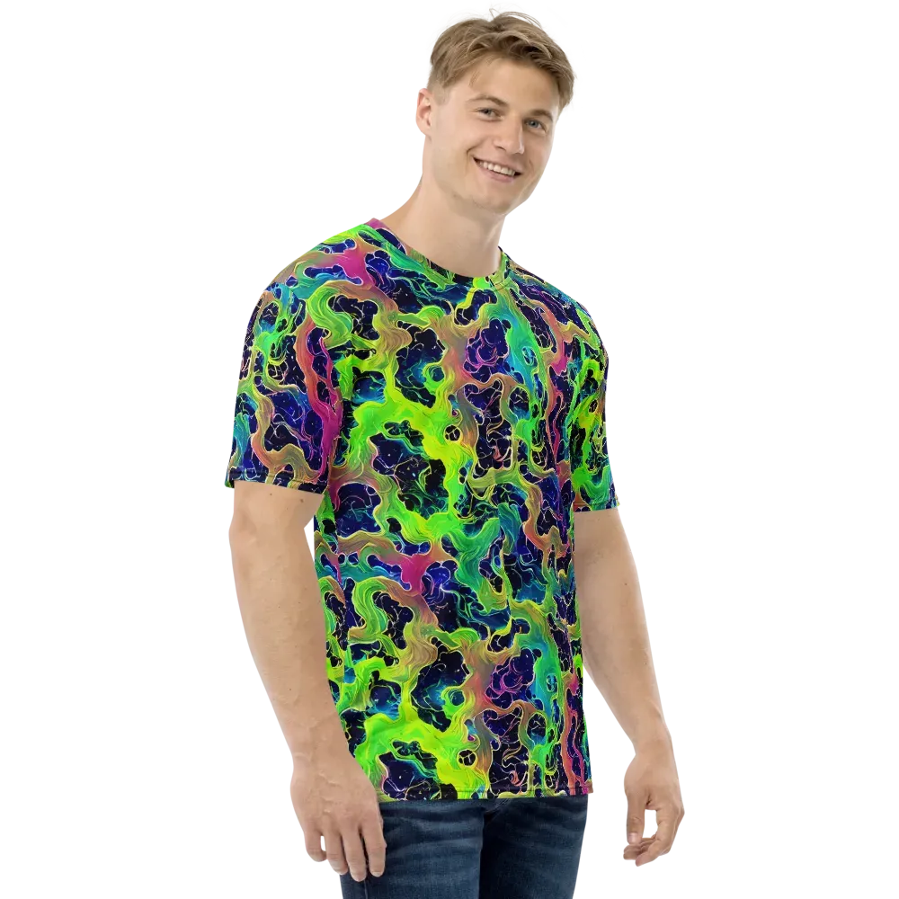 Tidal Metamorphosis on Men's Crew Neck T-Shirt — Right