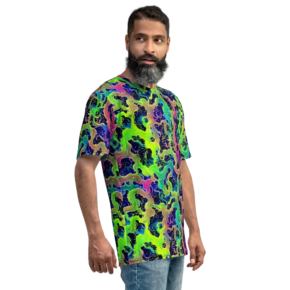Tidal Metamorphosis on Men's Crew Neck T-Shirt — Right