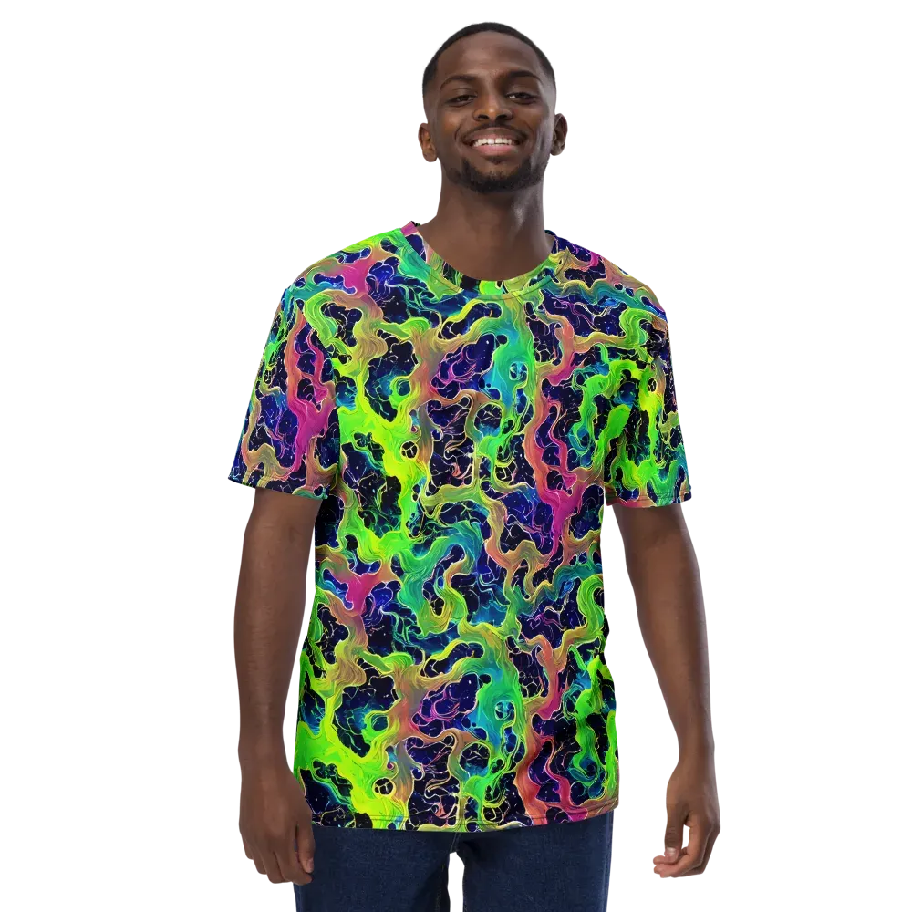 Tidal Metamorphosis on Men's Crew Neck T-Shirt — Front