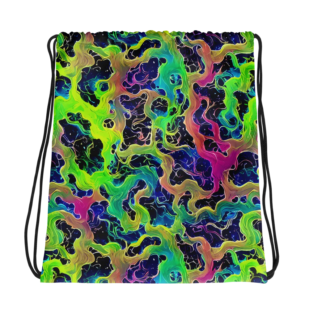Tidal Metamorphosis on Drawstring Bag — Photo