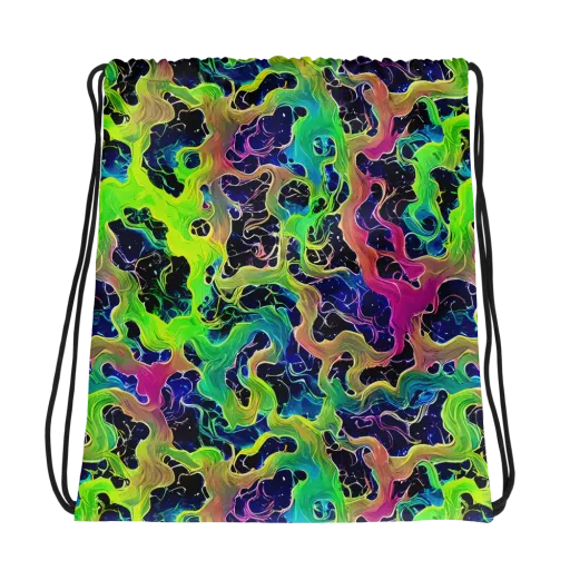 Tidal Metamorphosis on a Drawstring Bag
