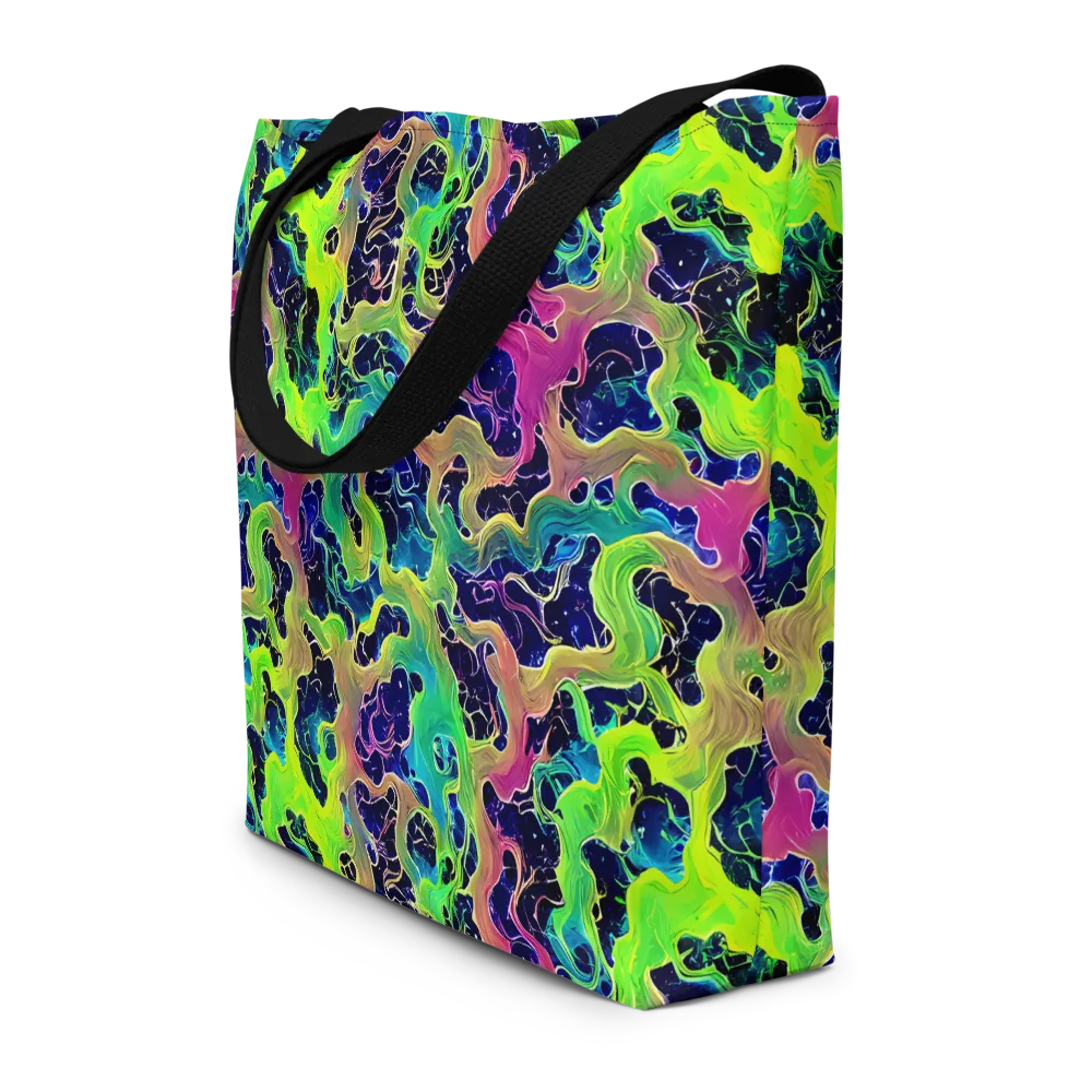 Tidal Metamorphosis on Large Tote Bag W/ Pocket — Front