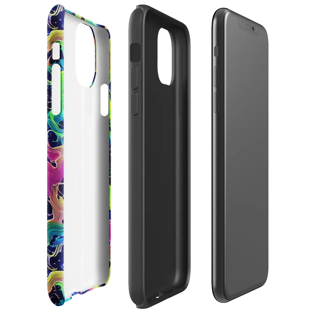 Tidal Metamorphosis on Tough Case for iPhone® — Right