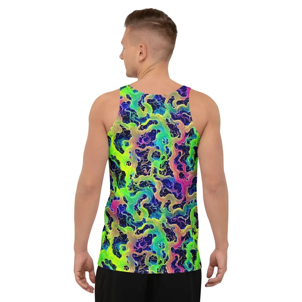 Tidal Metamorphosis on Men's Tank Top — Back