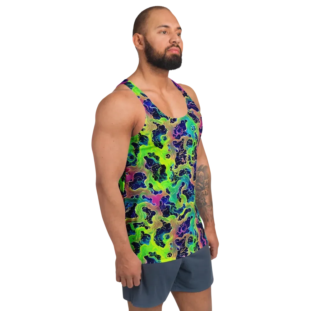 Tidal Metamorphosis on Men's Tank Top — Right Front