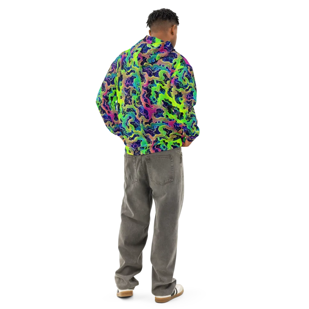 Tidal Metamorphosis on Cotton Hoodie — Back