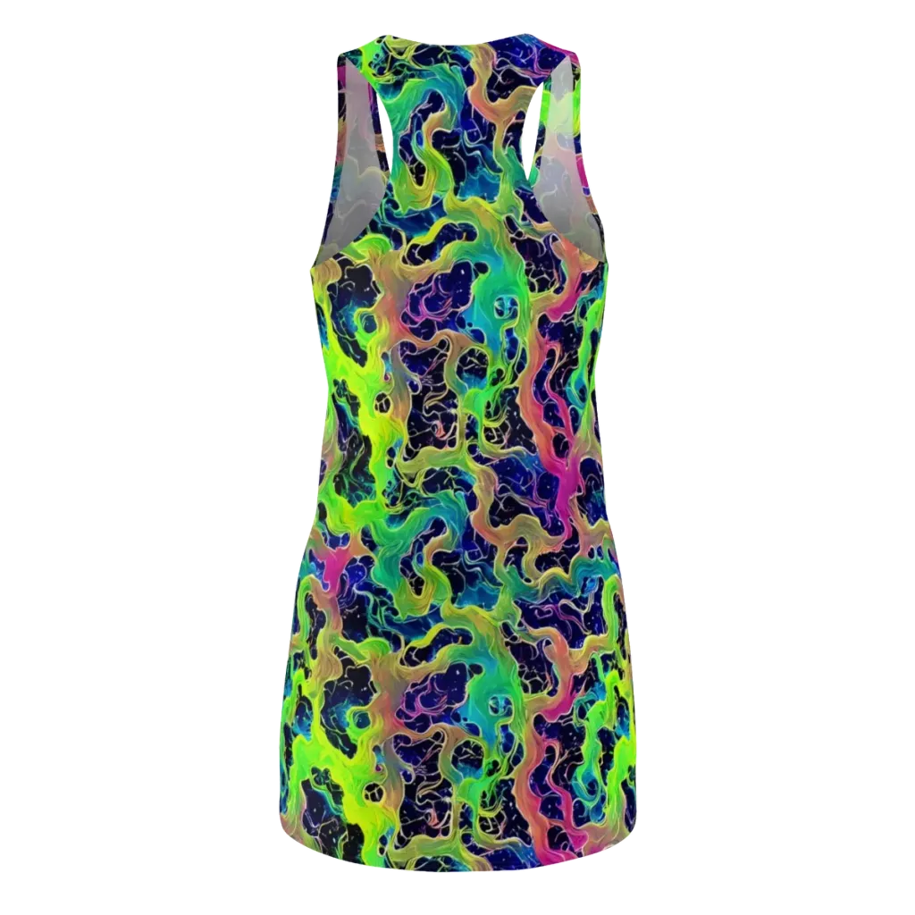 Tidal Metamorphosis on Racerback Dress — Back