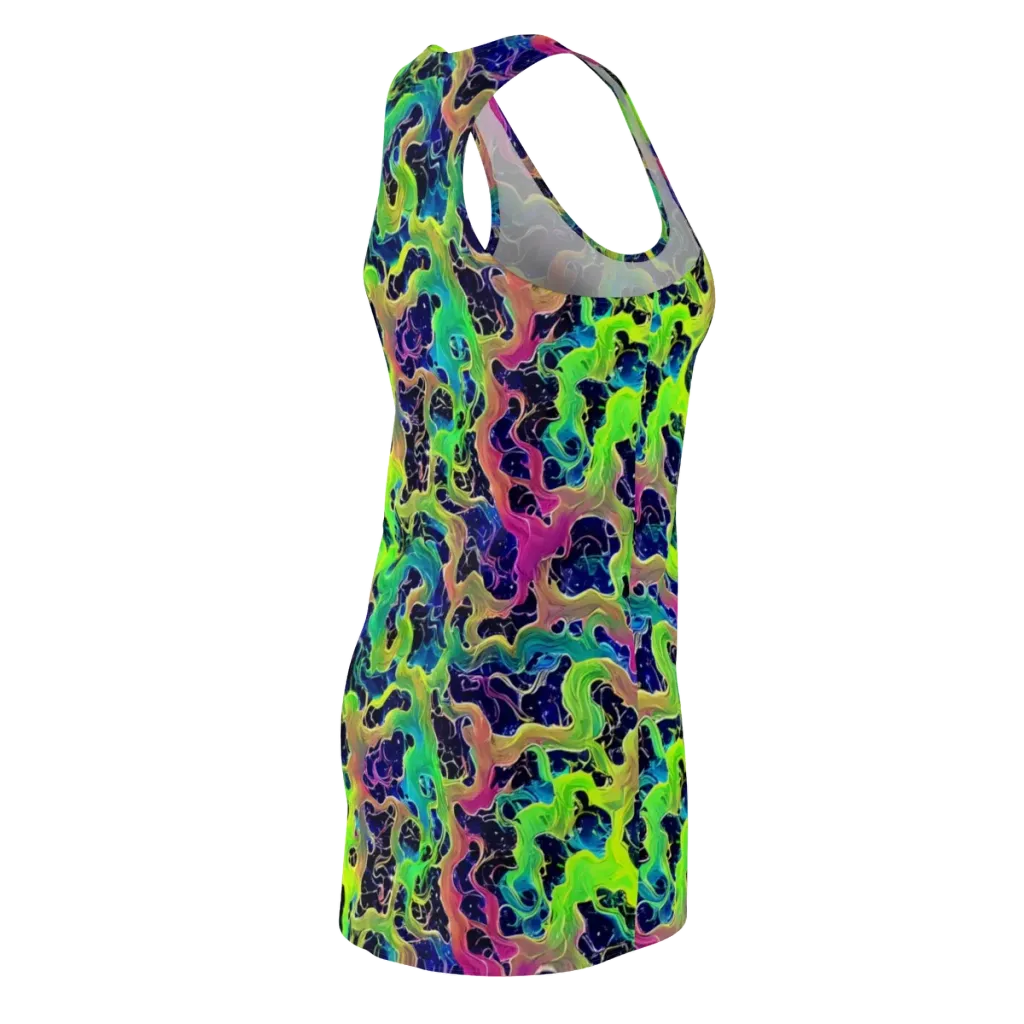 Tidal Metamorphosis on Racerback Dress — Back Side