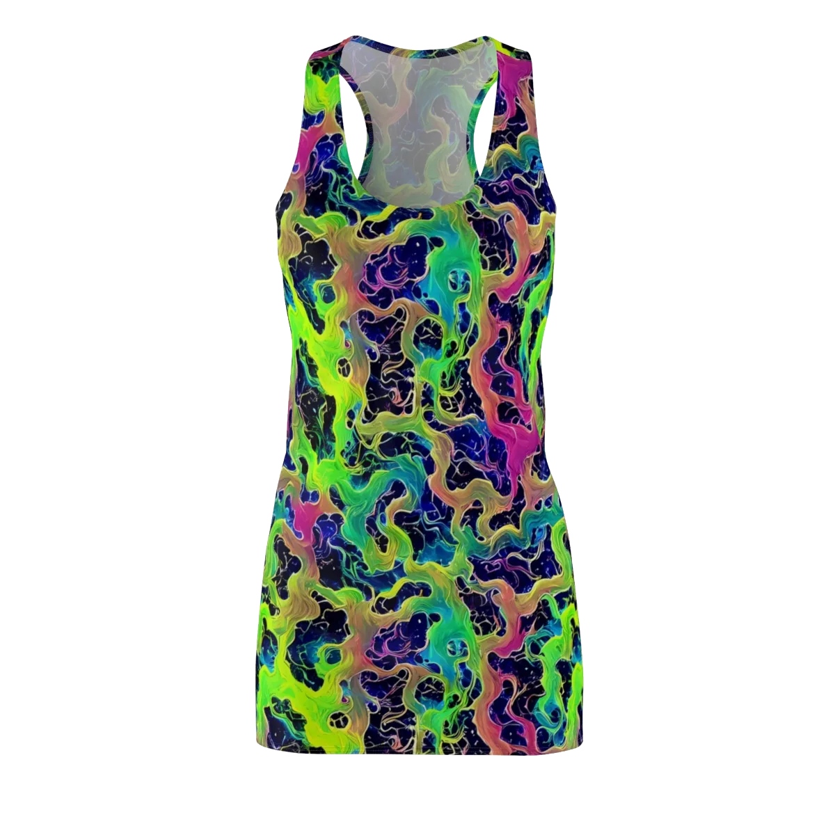 Tidal Metamorphosis on Racerback Dress — Front