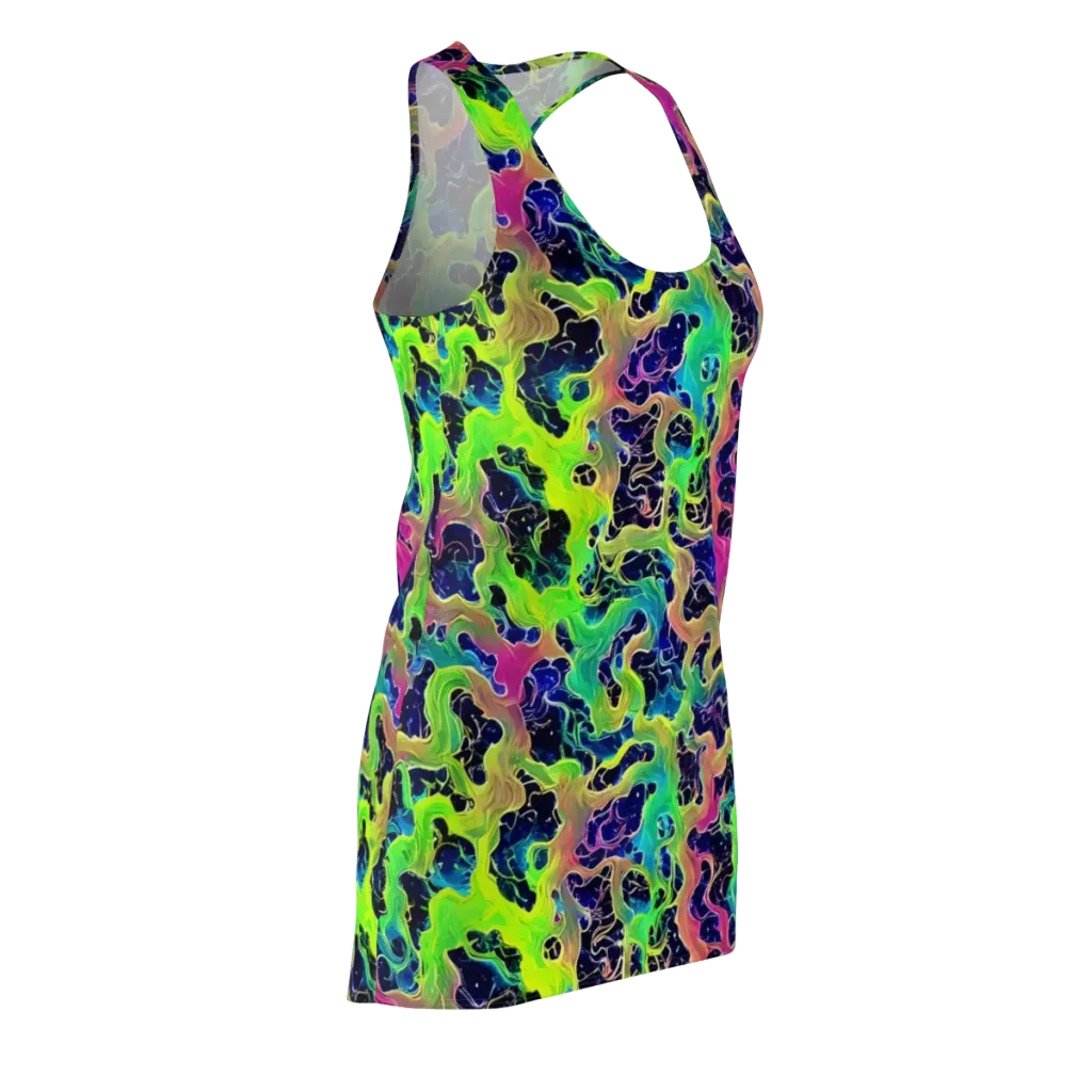 Tidal Metamorphosis on Racerback Dress — Front Side