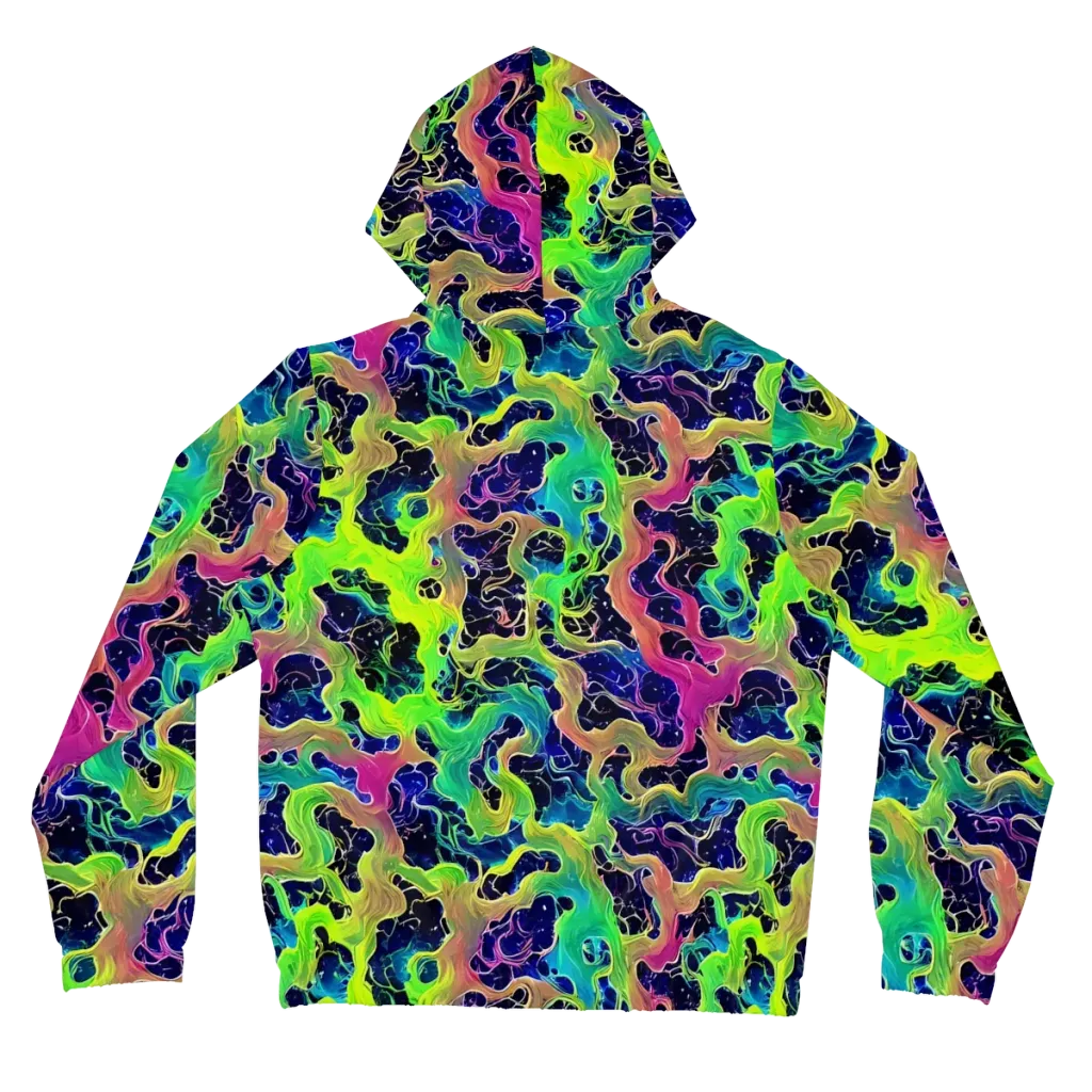 Tidal Metamorphosis on Women's Full-Zip Hoodie — Back