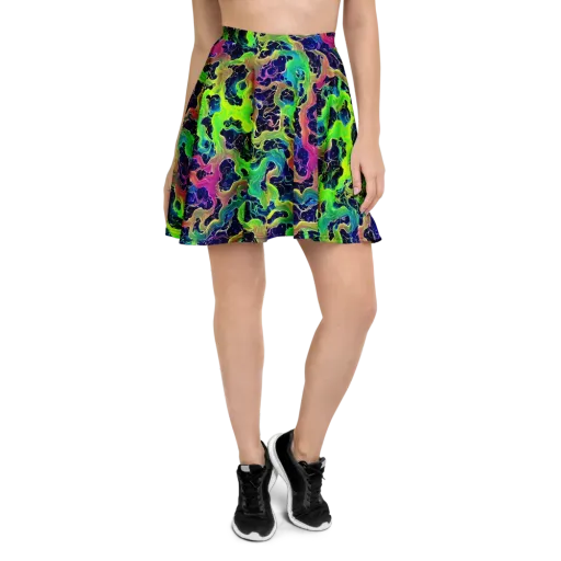 Tidal Metamorphosis on a Skater Skirt