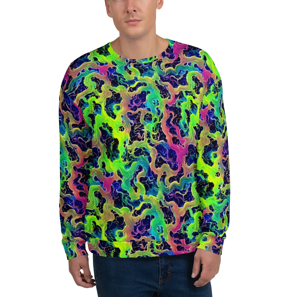 Tidal Metamorphosis on Sweatshirt — Front